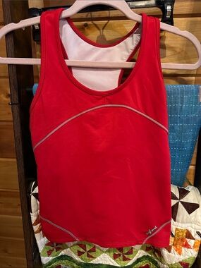 shebeest Red Racerback cycling Tank Top
